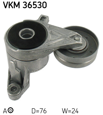 Belt Tensioner, V-ribbed belt - VKM 36530 SKF